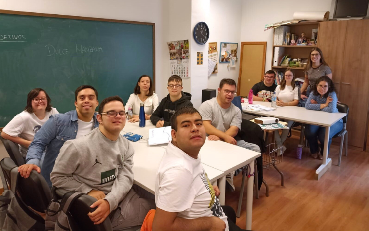Atelier animé pour l'Association Syndrome de Down de Jaén 