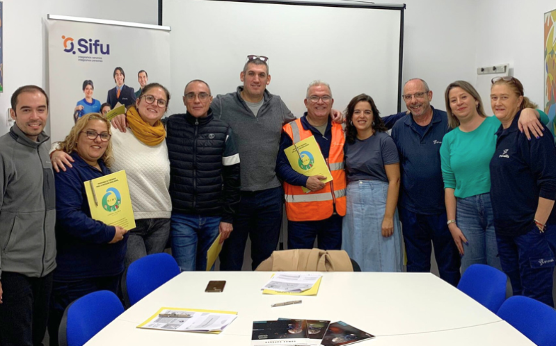 Atelier animé pour l’équipe de SIFU à Valence, en collaboration avec Asprona
